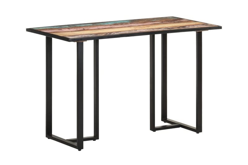 Matbord 120 cm massivt återvunnet trä - Flerfärgad - Möbler - Bord & matgrupp - Matbord & köksbord