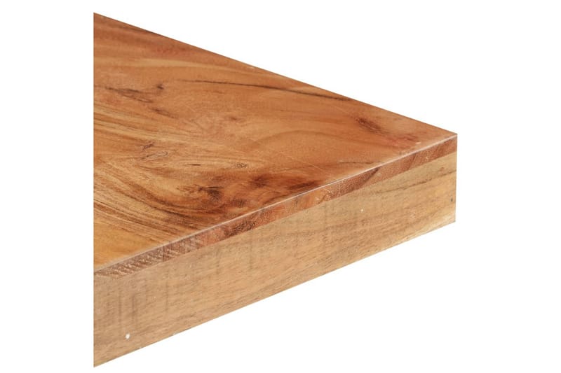 Matbord 160x80x76 cm massivt akaciaträ - Svart - Möbler - Bord & matgrupp - Matbord & köksbord
