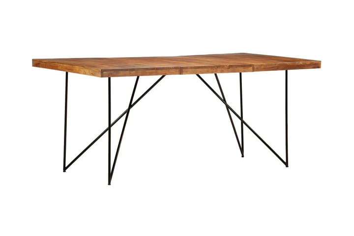 Matbord 180x90x76 cm massivt akaciaträ - Brun - Möbler - Bord - Matbord & köksbord