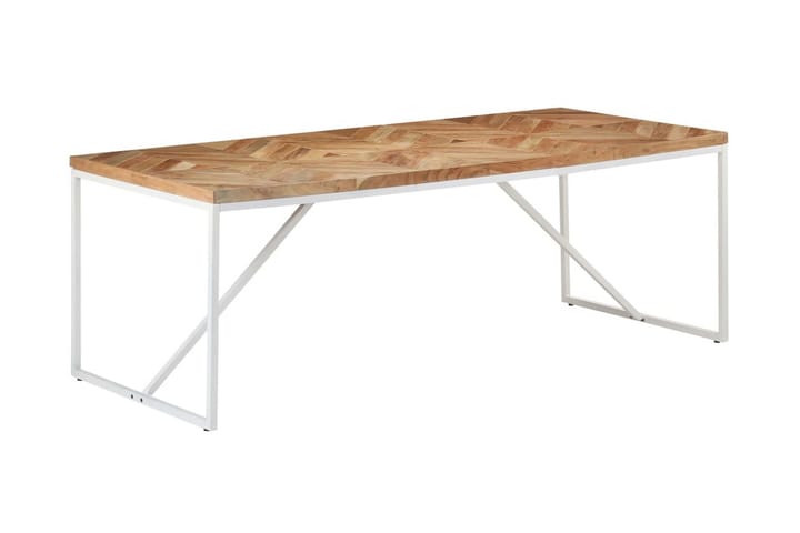 Matbord 200x90x76 cm massivt akaciaträ och mangoträ - Brun - Möbler - Bord & matgrupp - Matbord & köksbord