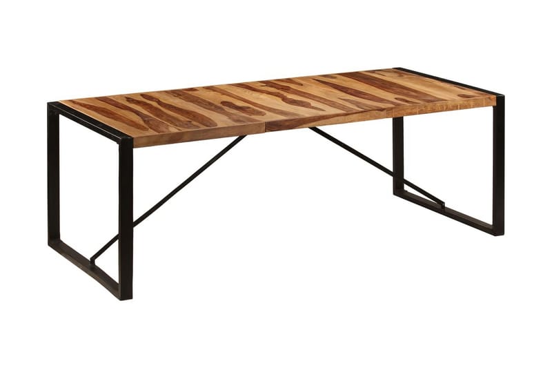 Matbord 220x100x75 cm massivt sheshamträ - Brun - Möbler - Bord & matgrupp - Matbord & köksbord