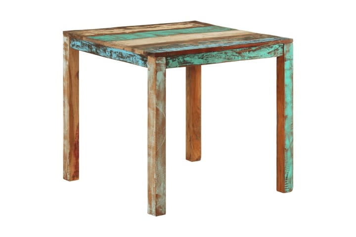 Matbord 82x80x76 cm massivt återvunnet trä - Flerfärgad - Möbler - Bord & matgrupp - Matbord & köksbord