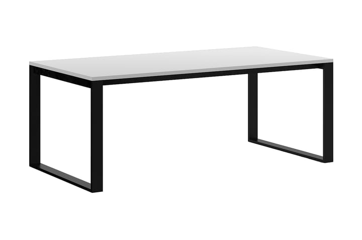 Matbord Adem 200 cm - Vit/Svart - Möbler - Bord & matgrupp - Matgrupp