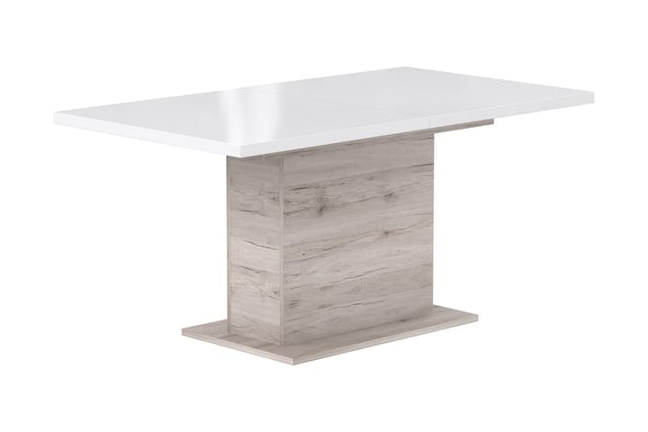 Matbord Ajanel 160 cm - Brun|Vit - Möbler - Bord & matgrupp - Matbord & köksbord