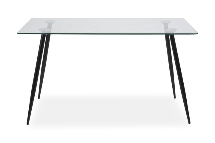 Matbord Angelo 140 cm - Glas|Svart - Möbler - Bord & matgrupp - Matbord & köksbord