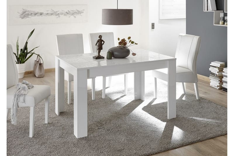 Matbord Bayoner Förlängningsbart 180 cm - Vit - Möbler - Bord & matgrupp - Matbord & köksbord
