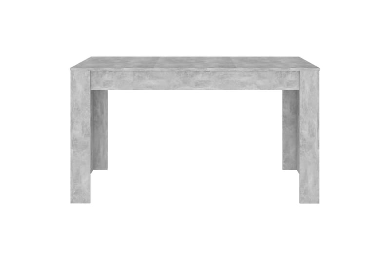 Matbord betonggrå 140x74,5x76 cm spånskiva - Grå - Möbler - Bord - Matbord & köksbord