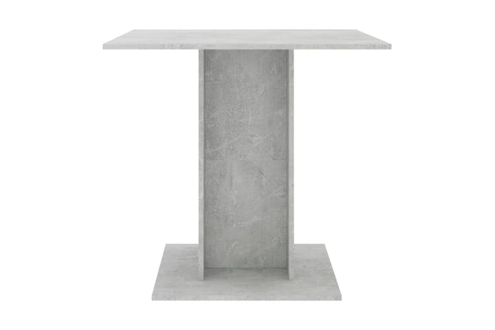 Matbord betonggrå 80x80x75 cm spånskiva