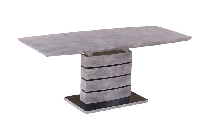 Matbord Blacos Förlängningsbart 140 cm - Glas/Grå - Möbler - Bord & matgrupp - Matbord & köksbord