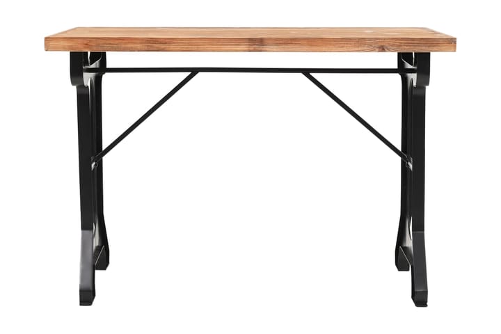 Matbord bordsskiva i massiv granträ 122x65x82 cm - Brun - Möbler - Bord & matgrupp - Matbord & köksbord