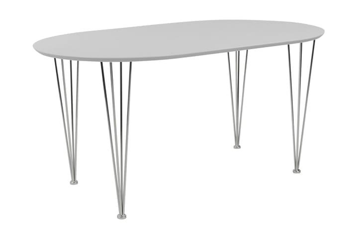 Matbord Canticum Oval 150 cm - Ljusgrå - Möbler - Bord & matgrupp - Matgrupp