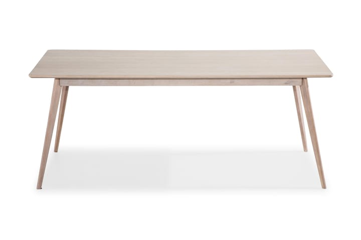Matbord Cerovo Förlängningsbart 190 cm - Vitpigmenterad Ek - Utemöbler & utemiljö - Övrigt utemöbler - Underhåll utemöbler - Möbelvård till trä