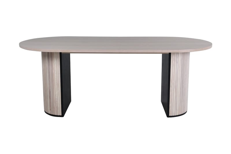 Matbord Cinaba 200 cm Ovalt Beige - Möbler - Bord & matgrupp - Matbord & köksbord