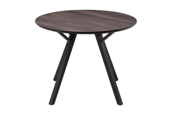 Matbord Cress 100 cm - Brun/Svart - Möbler - Fåtölj & stolar - Matstol & köksstol