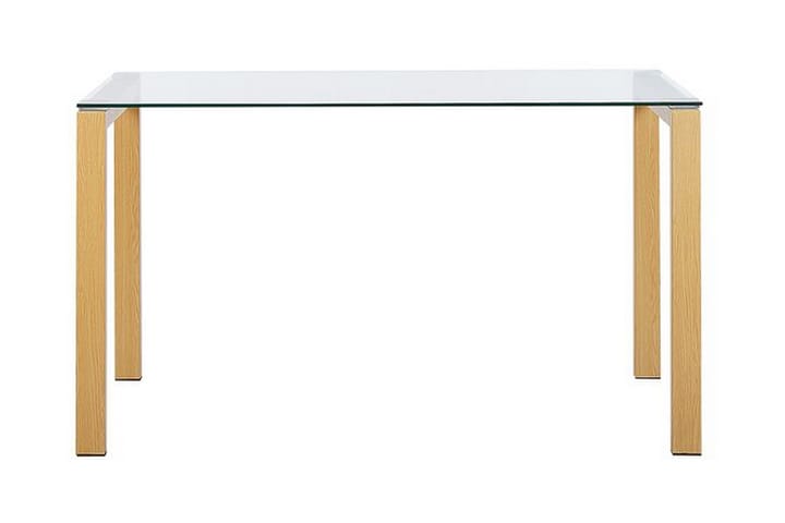 Matbord Estoi 130 cm - Glas/Ljusbrun - Möbler - Bord & matgrupp - Matbord & köksbord