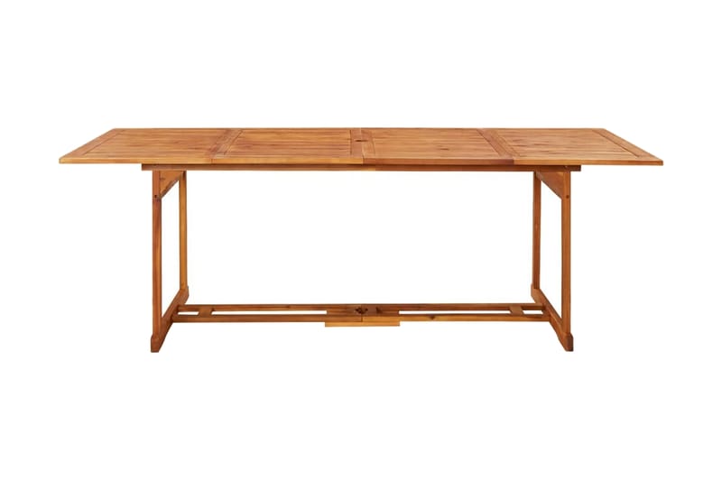 Matbord för trädgården 220x90x75 cm massiv akacia - Brun - Möbler - Bord & matgrupp - Matbord & köksbord