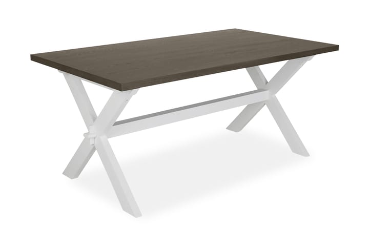 Matbord Gitalaya 180 cm - Brun|Vit - Möbler - Bord & matgrupp - Matbord & köksbord