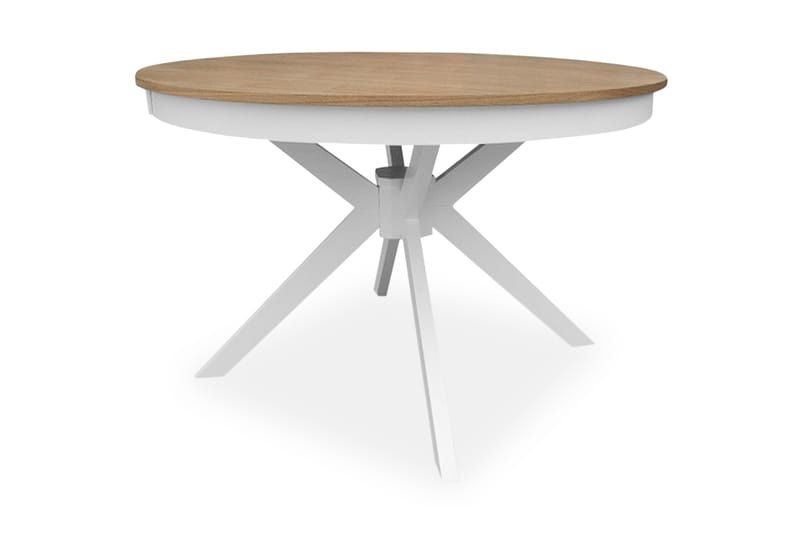 Matbord Godmark 120 cm - Trä|natur|Vit - Möbler - Bord & matgrupp - Matbord & köksbord
