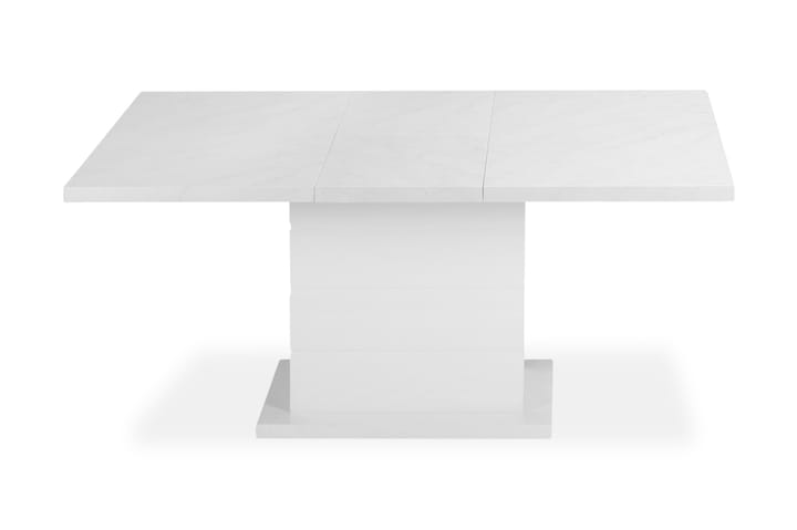 Matbord Griffith 120 cm Förlängningsbart - Marmor/Vit - Möbler - Bord & matgrupp - Matbord & köksbord