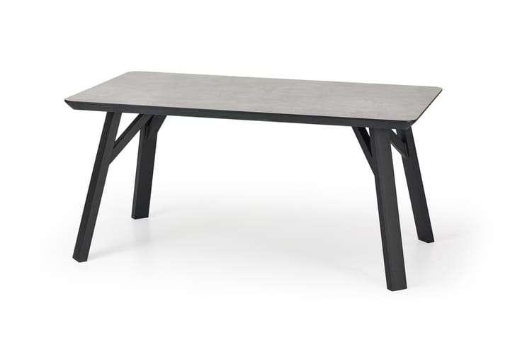 Matbord Hargett 160 cm - Grå|Svart - Möbler - Bord & matgrupp - Matbord & köksbord