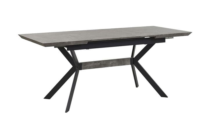 Matbord Harnett 180 cm Hopfällbart - Grå/Svart - Möbler - Bord & matgrupp - Matbord & köksbord