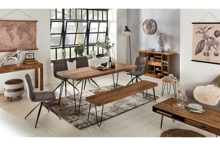 Matbord Johanningmeier 200 cm - Trä|natur - Möbler - Fåtölj & stolar - Sittbänk