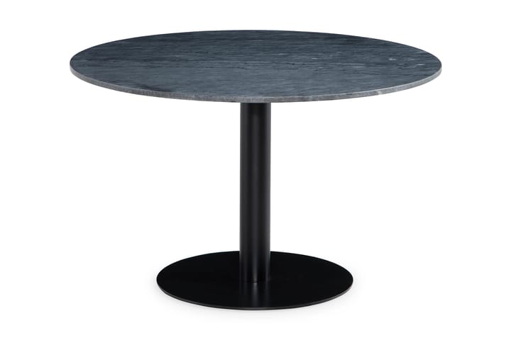 Matbord Justine 120 cm Runt Marmor - Grå|Svart - Möbler - Fåtölj & stolar - Matstol & köksstol