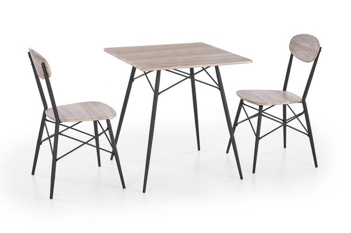 Matbord Kenley 70x70 cm - Ek|Svart - Möbler - Bord & matgrupp - Matbord & köksbord