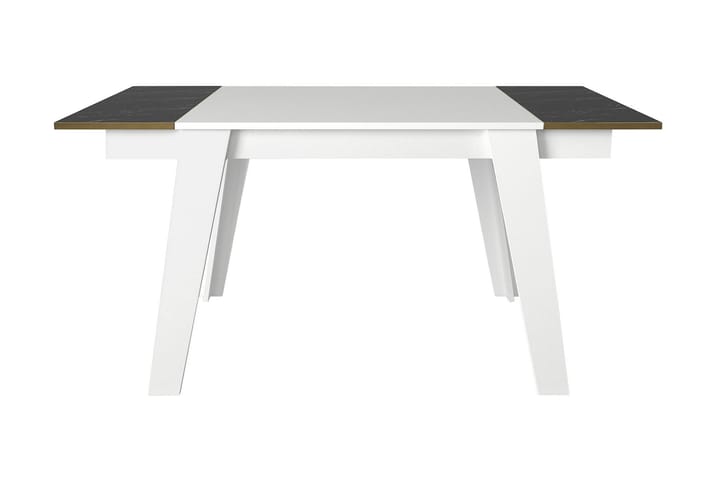 Matbord Komatz 149 cm - Vit|Guld|Svart - Möbler - Bord & matgrupp - Matbord & köksbord