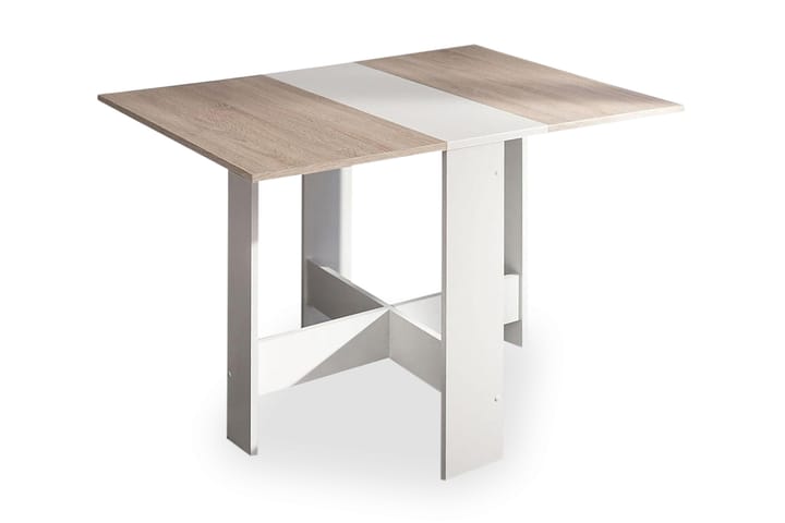 Matbord Lairden 67 cm - Ek|Vit - Möbler - Bord - Matbord & köksbord