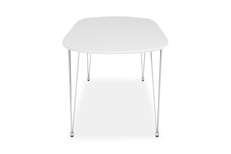 Matbord Lennox 180 cm med 2 Tilläggsskivor Ovalt - Vit - Möbler - Bord & matgrupp - Matbord & köksbord