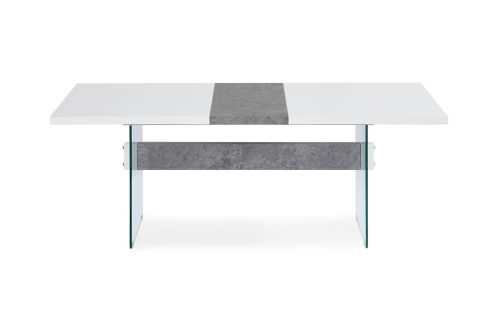 Matbord Lokey Förlängningsbart 200 cm - Vit - Möbler - Bord & matgrupp - Matbord & köksbord