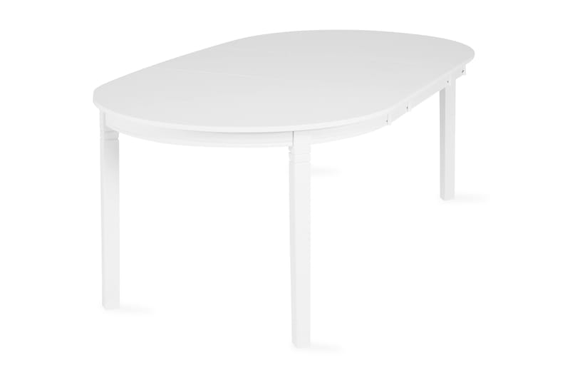 Matbord Lowisa 200 cm Ovalt - Vit - Möbler - Bord & matgrupp - Matbord & köksbord