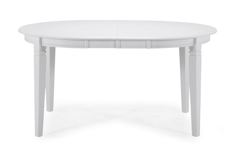 Matbord Lowisa Förlängningsbart 150 cm Ovalt - Vit - Möbler - Bord & matgrupp - Bordstillbehör - Illäggsskiva
