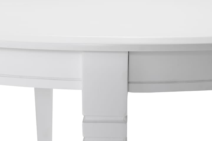 Matbord Lowisa Förlängningsbart 150 cm Ovalt - Vit - Möbler - Bord & matgrupp - Matbord & köksbord