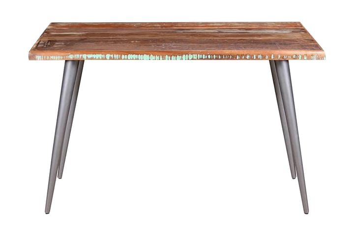 Matbord massivt återvunnet trä 120x60x76 cm - Flerfärgad - Möbler - Bord & matgrupp - Matbord & köksbord