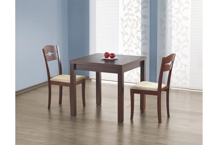 Matbord Melida Förlängningsbart 80 cm - Mörk Valnöt - Möbler - Bord & matgrupp - Matbord & köksbord
