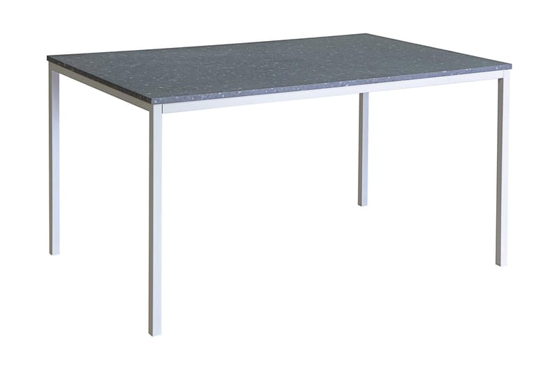 Matbord Minto 138 cm - Mörkgrå Terrazzo|Vit - Möbler - Bord & matgrupp - Matbord & köksbord