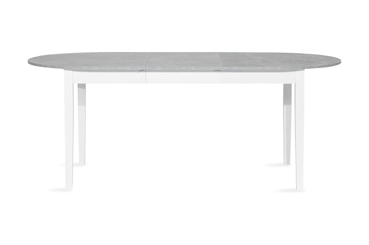 Matbord Montague t 150 cm Ovalt - Vit|Grå - Möbler - Bord - Matbord & köksbord