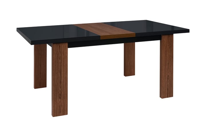 Matbord Morche 180 cm - Ekfaner/Glas/Svart - Möbler - Bord & matgrupp - Matbord & köksbord