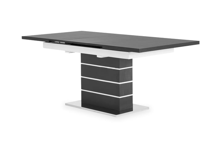 Matbord Mueller Förlängningsbart 140 cm - Svart|Vit - Möbler - Bord & matgrupp - Matbord & köksbord