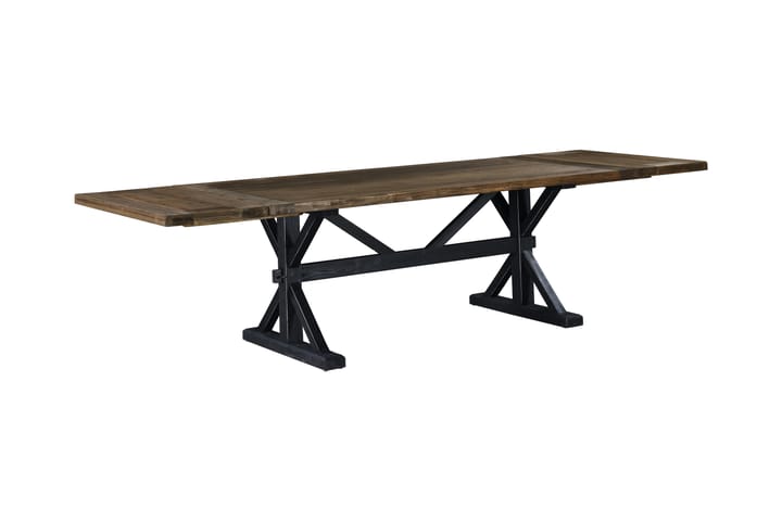 Matbord Muiden Förlängningsbart 200 cm - Natur/Svart - Möbler - Bord & matgrupp - Matbord & köksbord