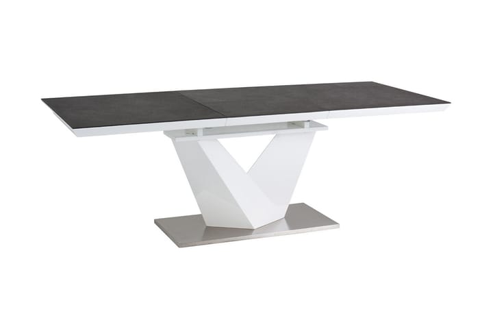 Matbord Munico 160 cm - Glas/Grå - Möbler - Bord & matgrupp - Matbord & köksbord