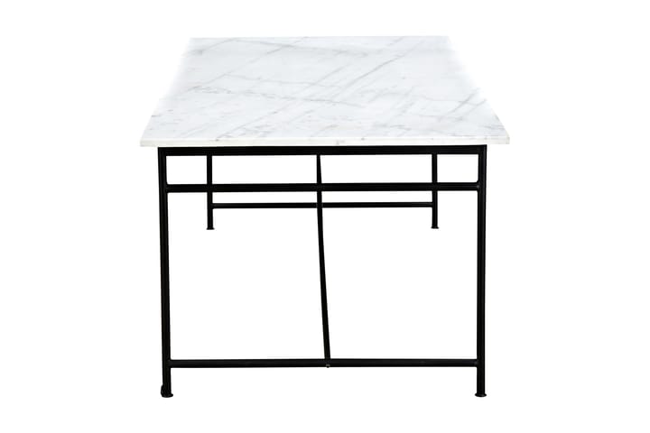 Matbord Narses 200 cm Marmor - Vit|Svart - Möbler - Bord & matgrupp - Matbord & köksbord