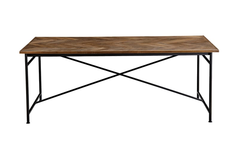 Matbord Narses 200 cm - Svart|Brun - Möbler - Bord & matgrupp - Matbord & köksbord
