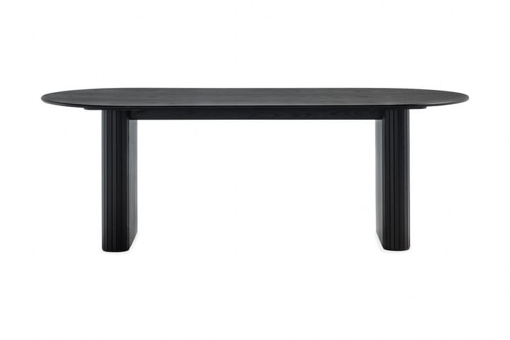 Matbord Neandir 220 cm Massiv Ek - Svart - Möbler - Bord & matgrupp - Matbord & köksbord