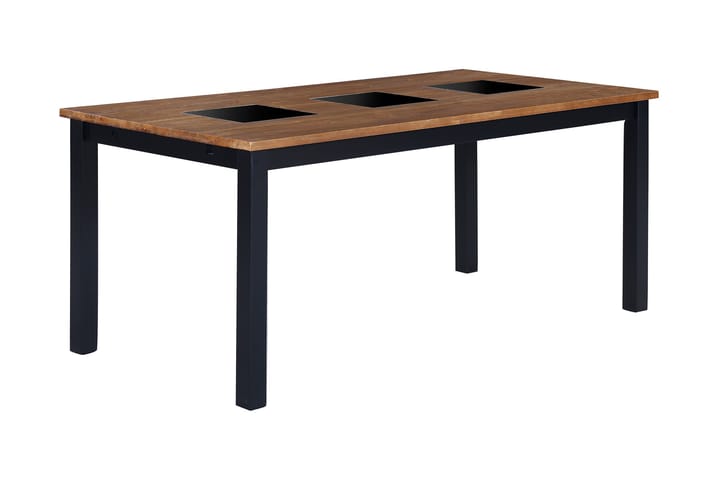 Matbord Octavia Förlängningsbart 90 cm - Natur/Svart - Möbler - Bord & matgrupp - Matbord & köksbord