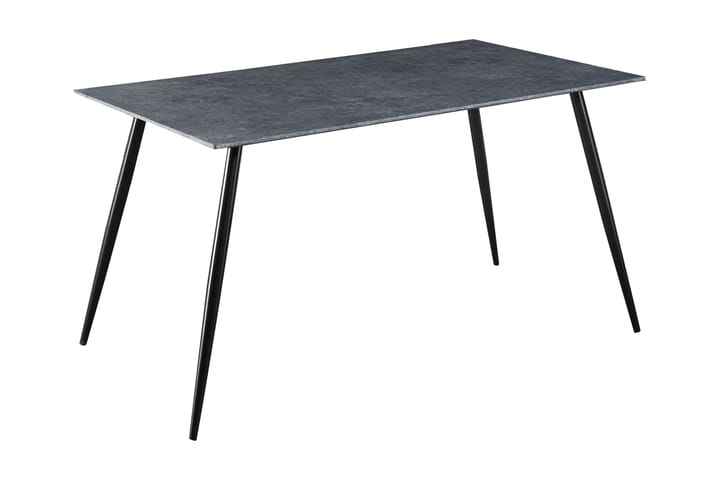 Matbord Pedralbes 140 cm - Betong|Svart - Möbler - Fåtölj & stolar - Pall & puff - Fotpallar