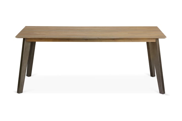 Matbord Periana Förlängningsbart 200 cm - Brun|Silver - Möbler - Bord & matgrupp - Matbord & köksbord