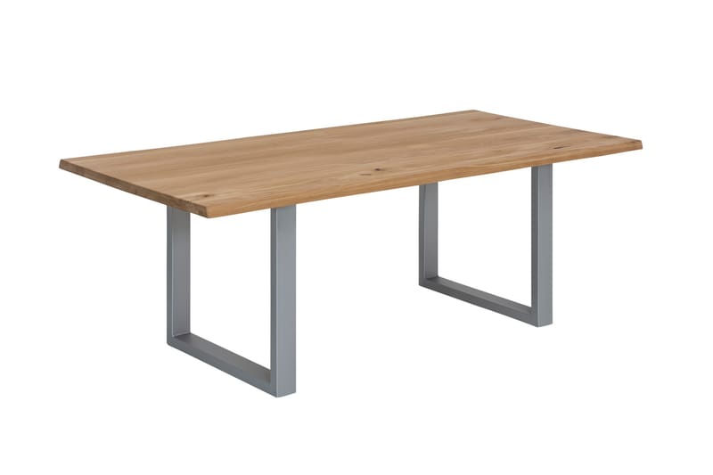Matbord Raital 120 cm - Ek/Silver - Möbler - Bord & matgrupp - Matbord & köksbord